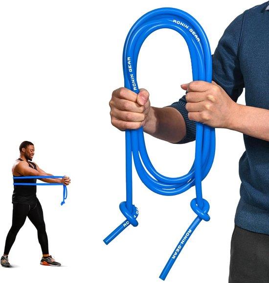 Widerstandsreifen - Krafttraining Bands - Sport Performance Verbesserung - Langlebiger Naturkautschuk - 80 lbs Widerstand - Blau
