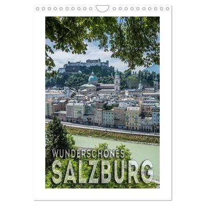 Wunderschönes SALZBURG (Wandkalender 2027 DIN A4 hoch), CALVENDO Monatskalender