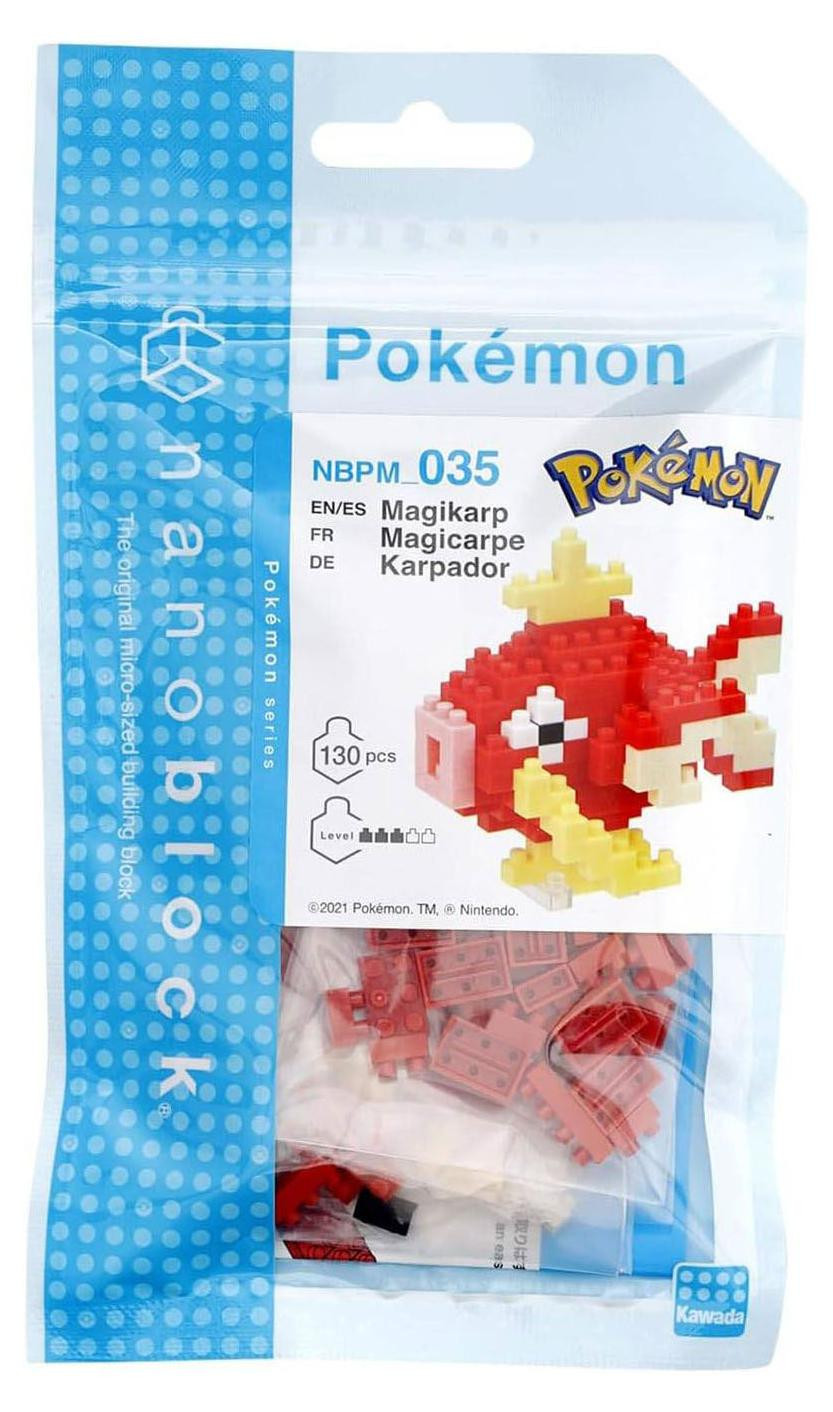 Nanoblock Pikachu Pokémon bouwset met 130 onderdelen