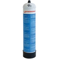 Rothenberger Oxygen flaske til ALLGAS Mobile Pro 110 bar, 1.20 Kg, Lötgerät Zubehör