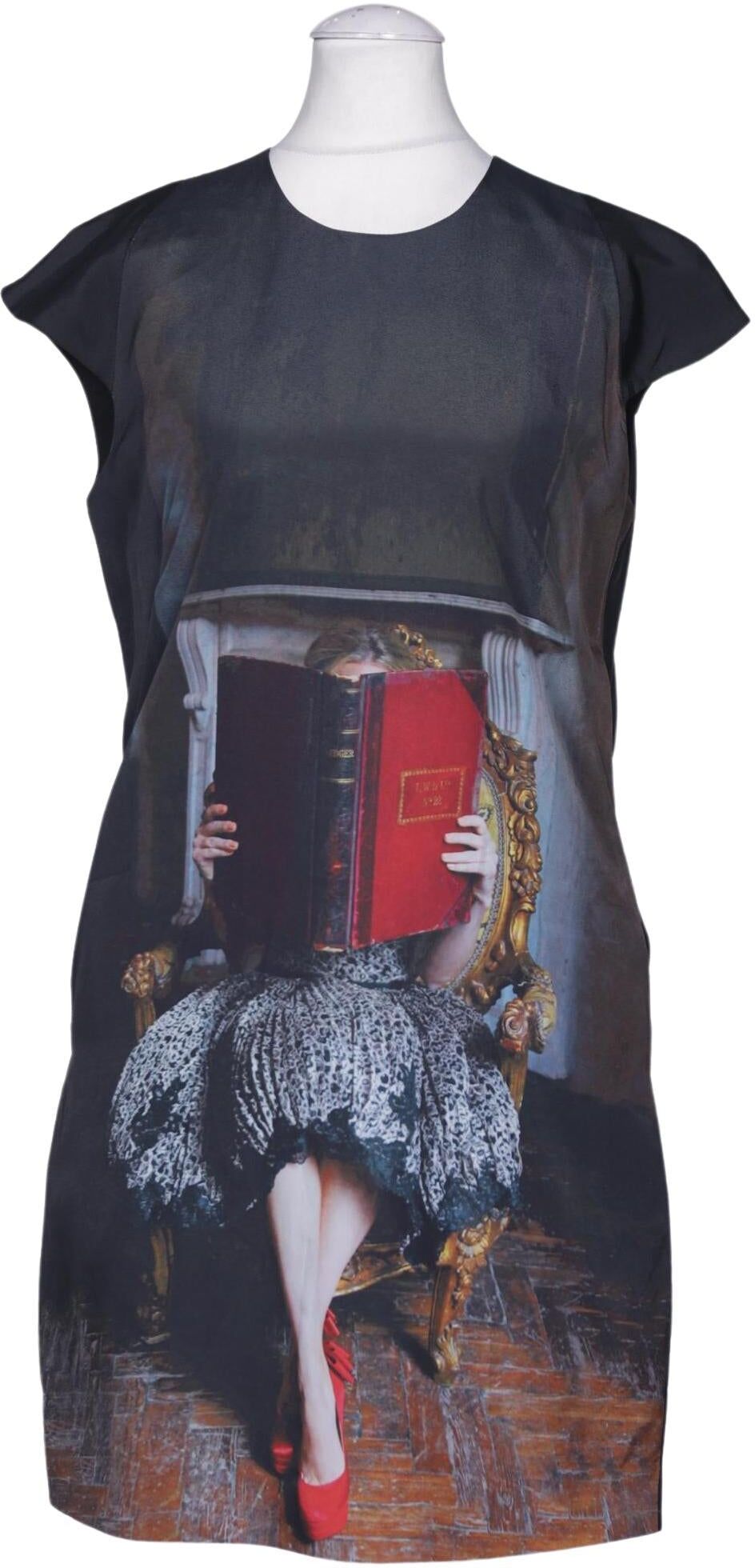 TED Baker Damen Kleid, Schwarz, Gr. EU 36 (Ted Baker 1), Synthetik - Second Hand