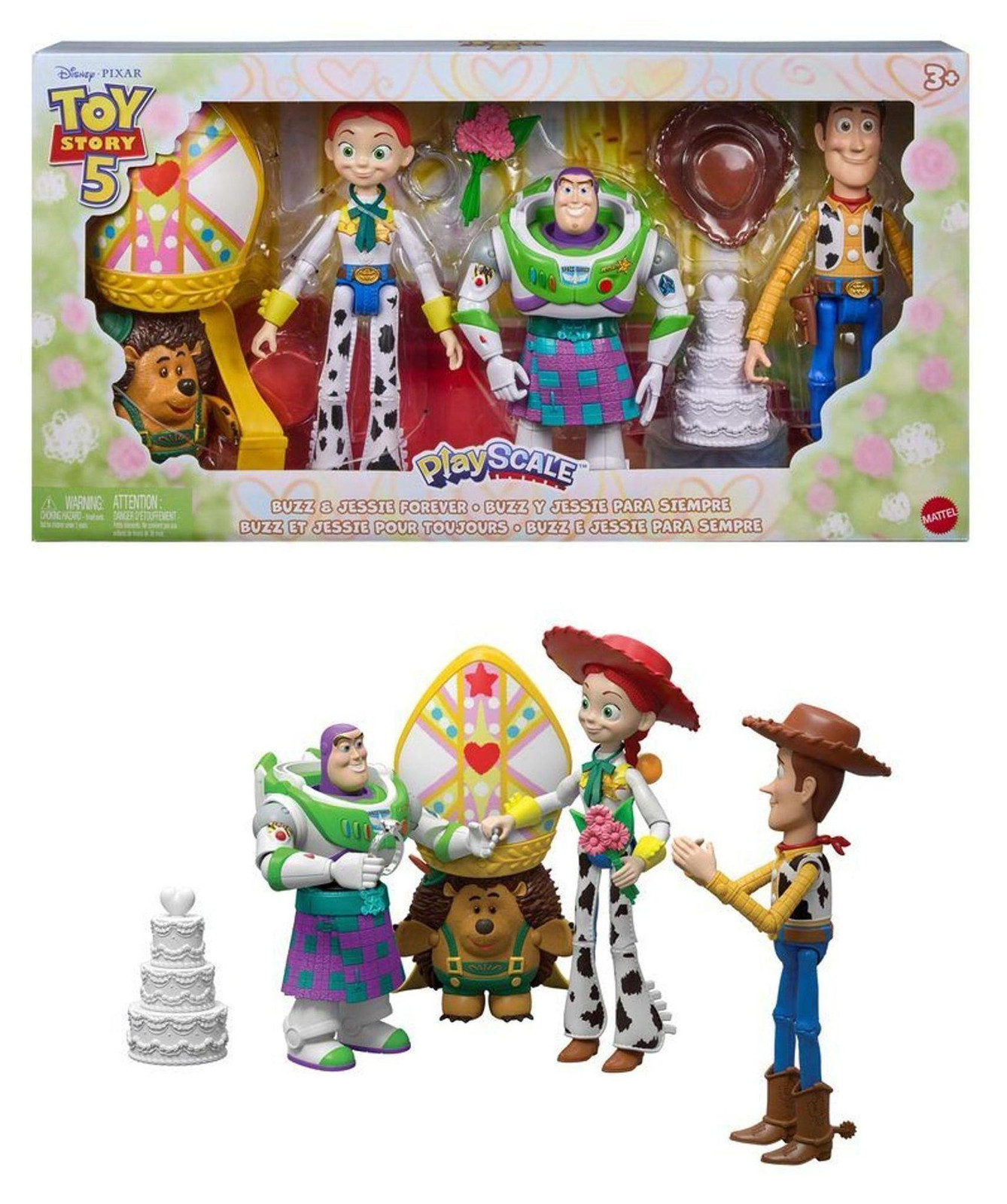 Mattel Disney Pixar Toy Story 5 speelset met 4 figuurtjes en 12 speelstukken
