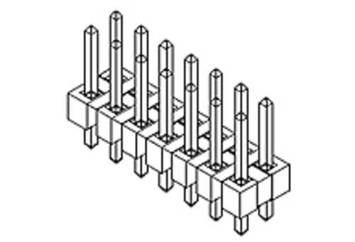 Molex Stiftleiste (Standard) Anzahl Reihen: 2 879140216 Tray