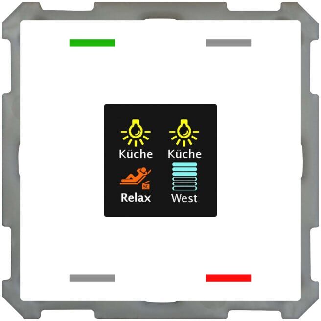 MDT technologies Taster Smart 63 4 canaux Coloré Studiows/verre BE-TAS6304.01 (BE-TAS6304.01)