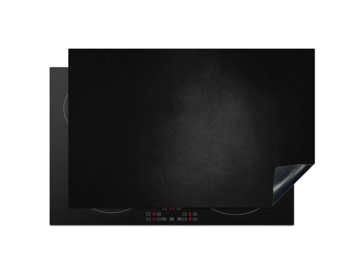 HERDABDECKPLATTE Beton - Schwarz - Grau - Strukturiert - Industriell Abdeckung Ceranfeld 81.2x52 cm