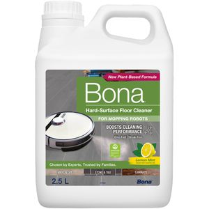 Bona Unterhaltsreiniger Hartbodenreiniger für Wischroboter, Konzentrat, für alle Hartböden, 2,5 Liter