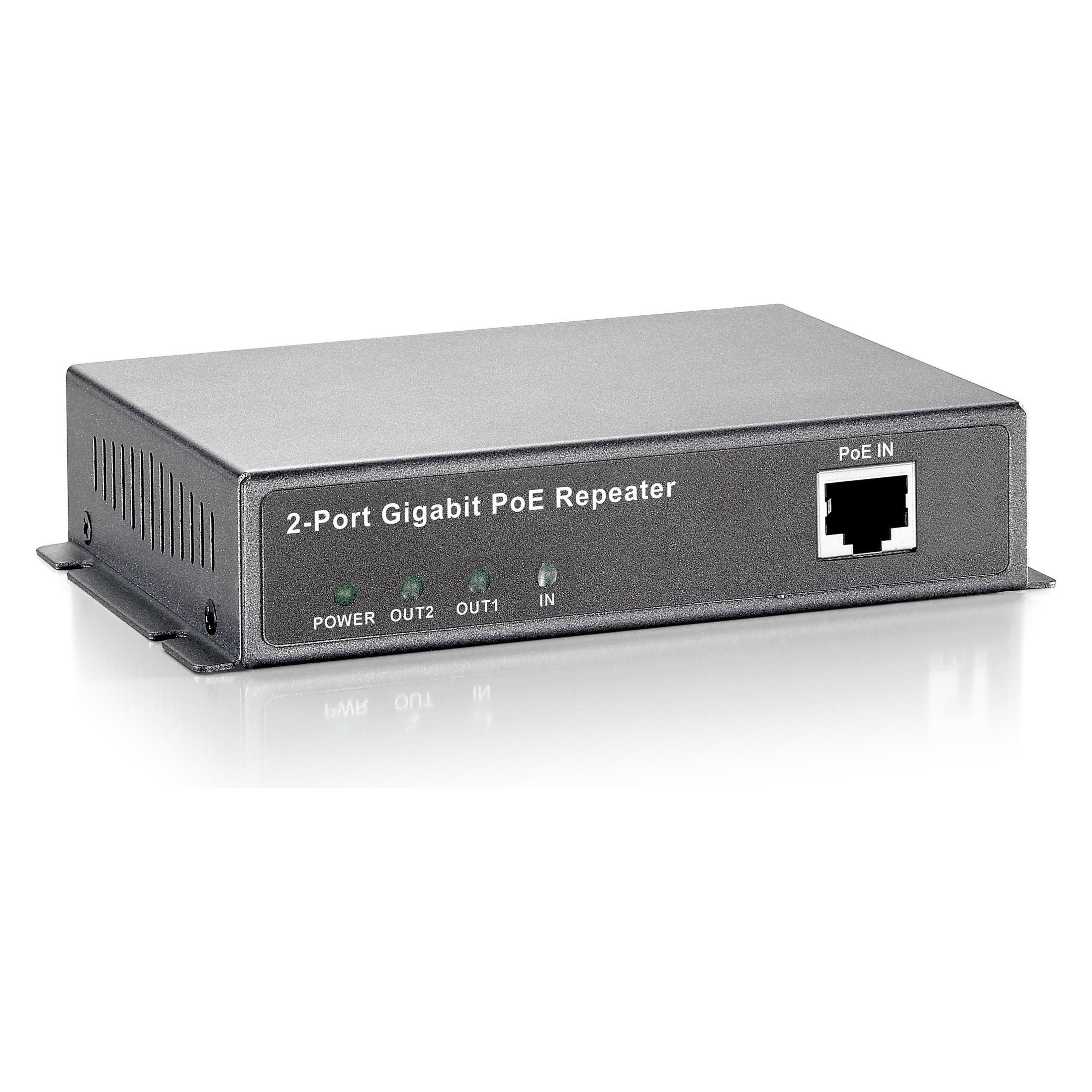 LevelOne Repeater POR-0122 2x RJ-45 GB PoE (552043)