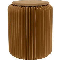 Paperflow, Hocker, meet powered by Hocker Flexistool braun (30 x 30 x 42 cm)