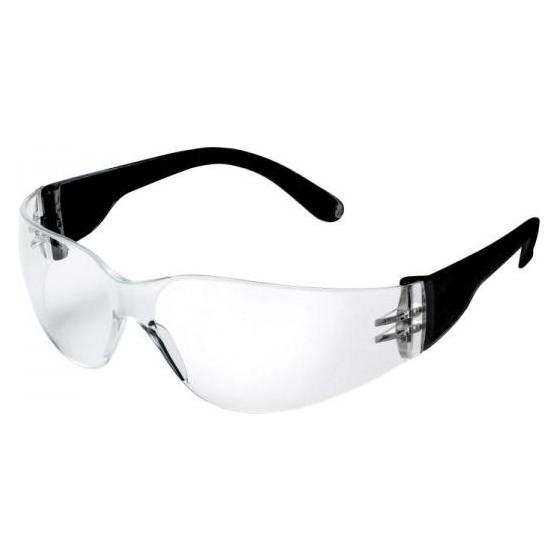 Elmag - Schutzbrille farblos schwarz & Logo PC2mm kratzfest & antifog (57371)