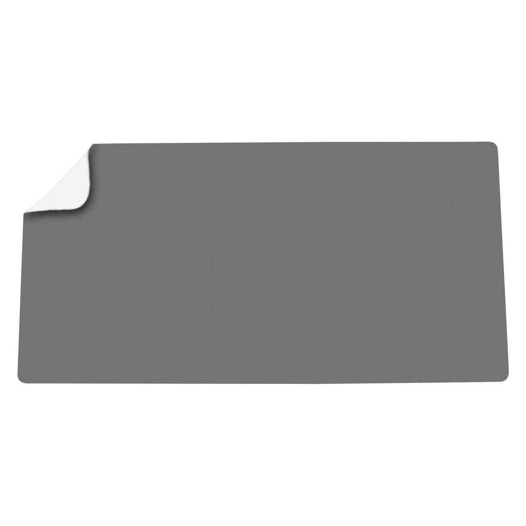 Deflecto Schreibtischunterlage Kunstleder, Leder, PVC Grau, Weiss (60 x 120 cm) (DM12060G/W)