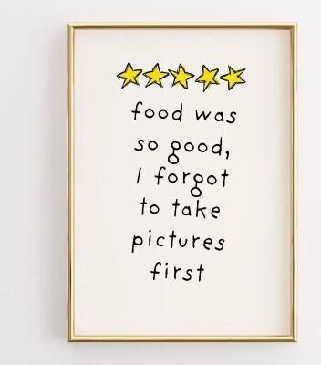 Inspire Essentials Funny Coffee Kitchen Wall Art Retro Food Quote Canvas Poster Decor 11 15.75 X 23.62 In