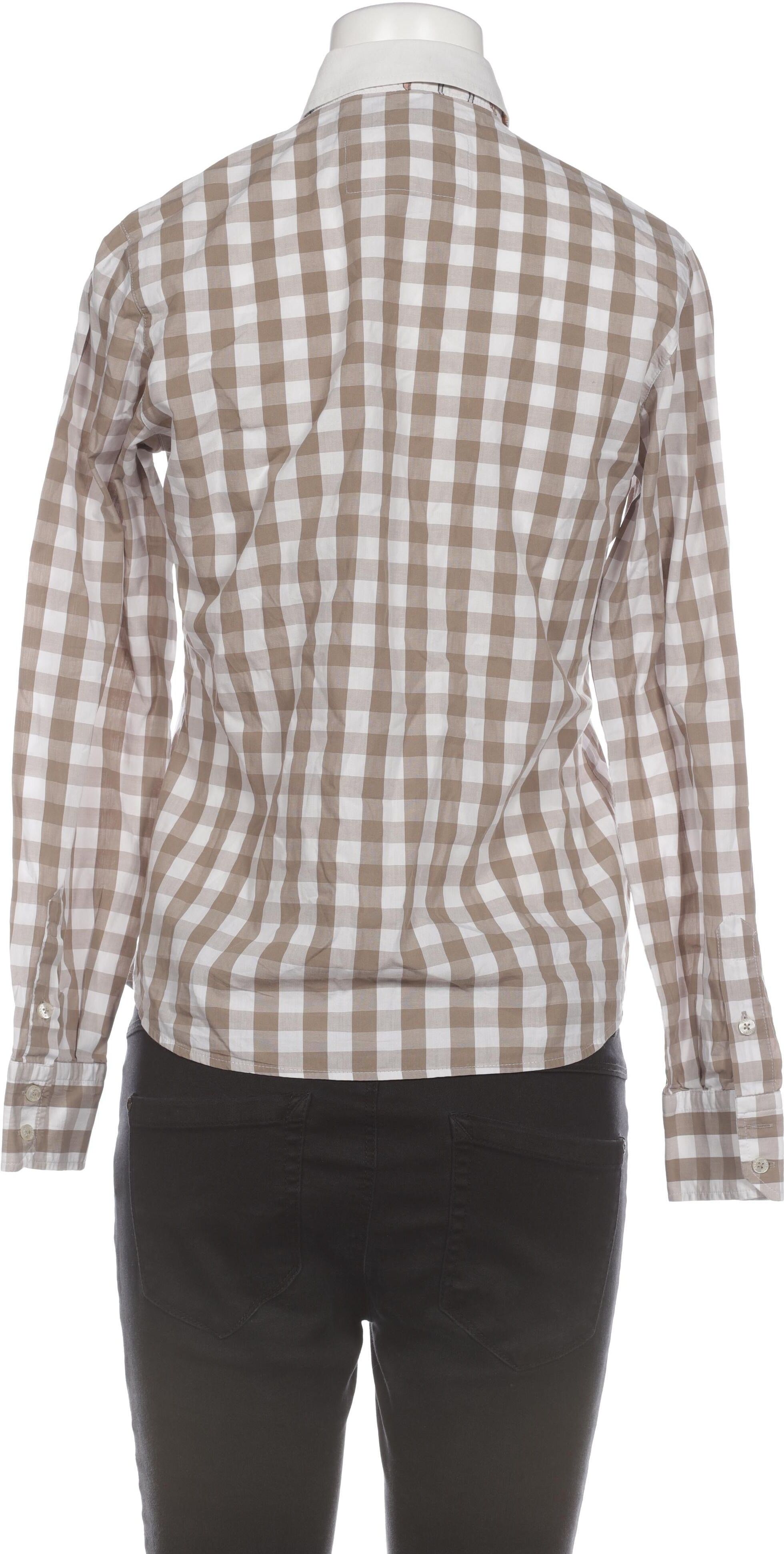 Milano Italy Damen Bluse, Braun, Gr. EU 36, Baumwolle - Second Hand
