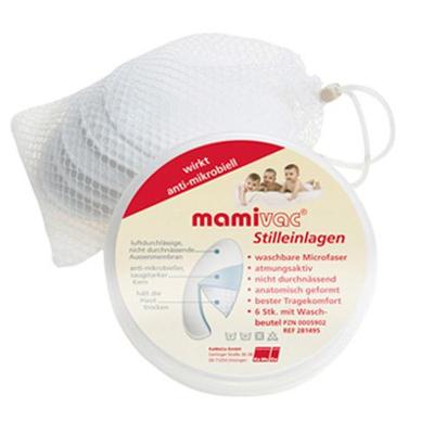 Mamivac Stilleinlagen Microfaser anti-mikrobiell 6 St Kompressen
