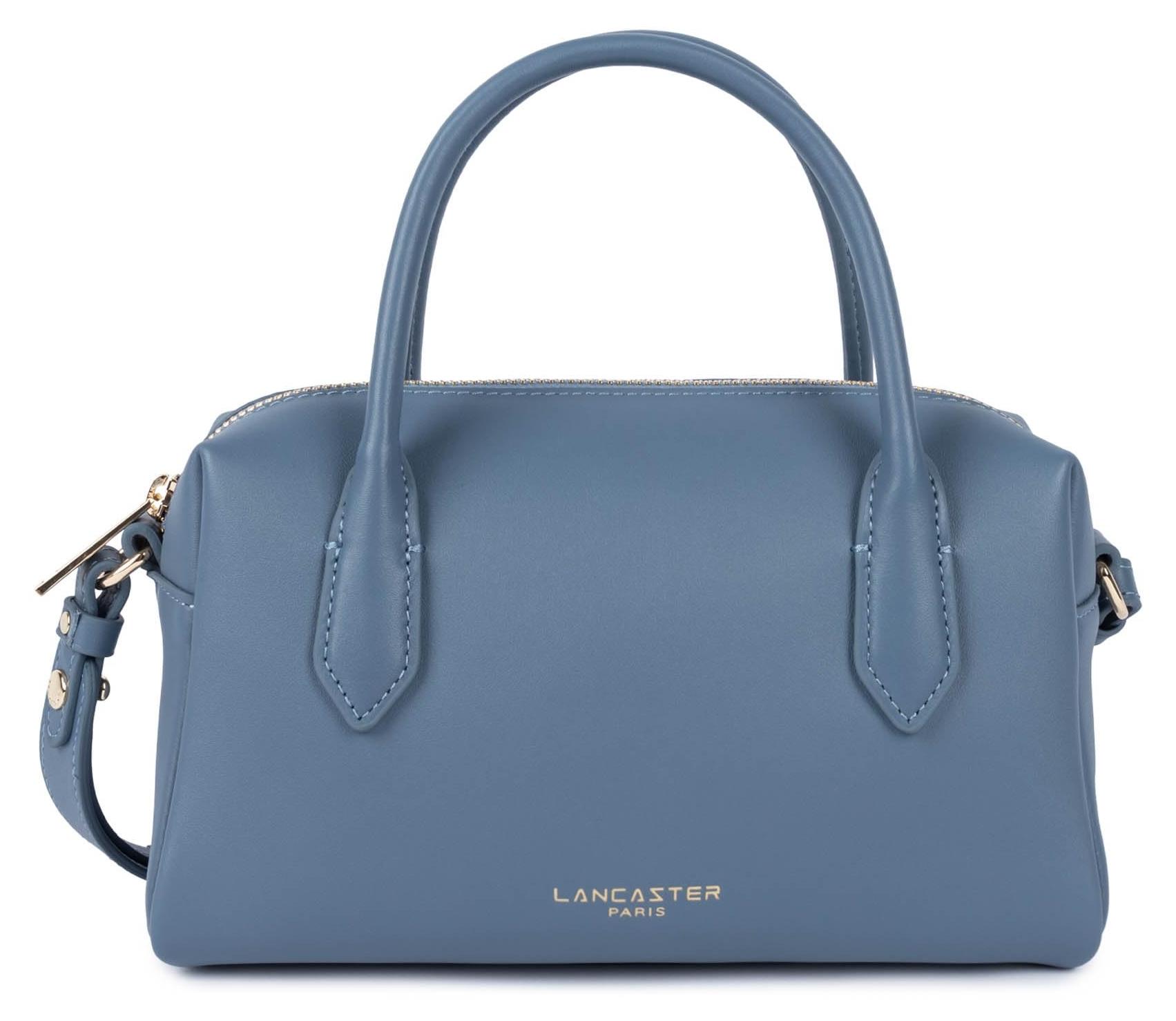 Handtasche von Leer mit Reißverschluss - Jeansblau
