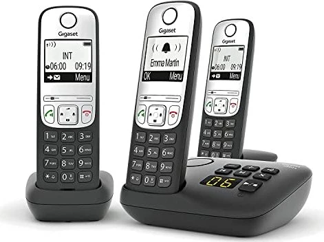Gigaset A690A Trio int. schwarz
