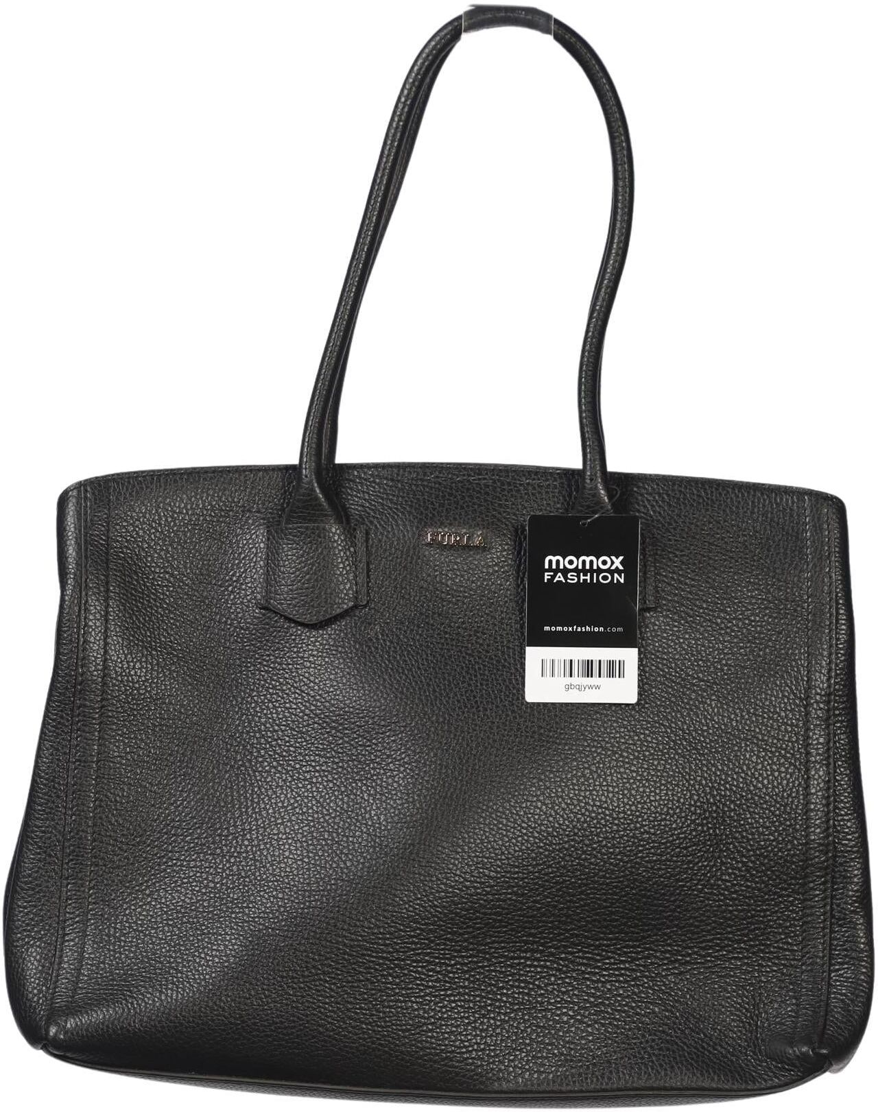 Furla Damen Handtasche gross Leder, Schwarz, Leder - Second Hand