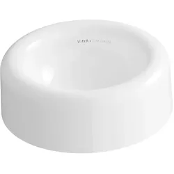 Liquid Aufsatzschale rund d: 40 cm Weiß Hochglanz mit Oberflächenveredelung Clean