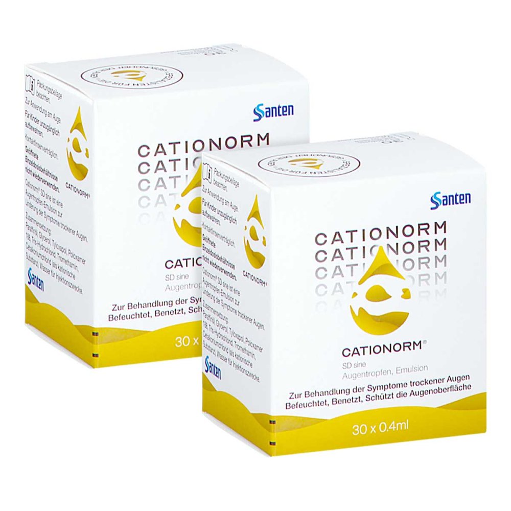 Santen GmbH Cationorm SD sine Augentropfen Einzeldosispipetten 08102217