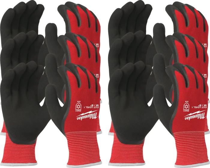 Milwaukee Kälte Schnittschutzhandschuhe Klasse 1 Grösse 9 Pack mit 12 Stück (9) (4058546295066)