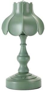 Everyday Crate Retro USB Rechargeable Bedside Lamp With LED Eye Protection Light gray Green