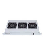 Intellinet Rack-Lüftereinsatz mit 3 cooling fans Wechselstrom 220/240 V Grau RAL 7035 1U 48,3 cm 19" (712378)