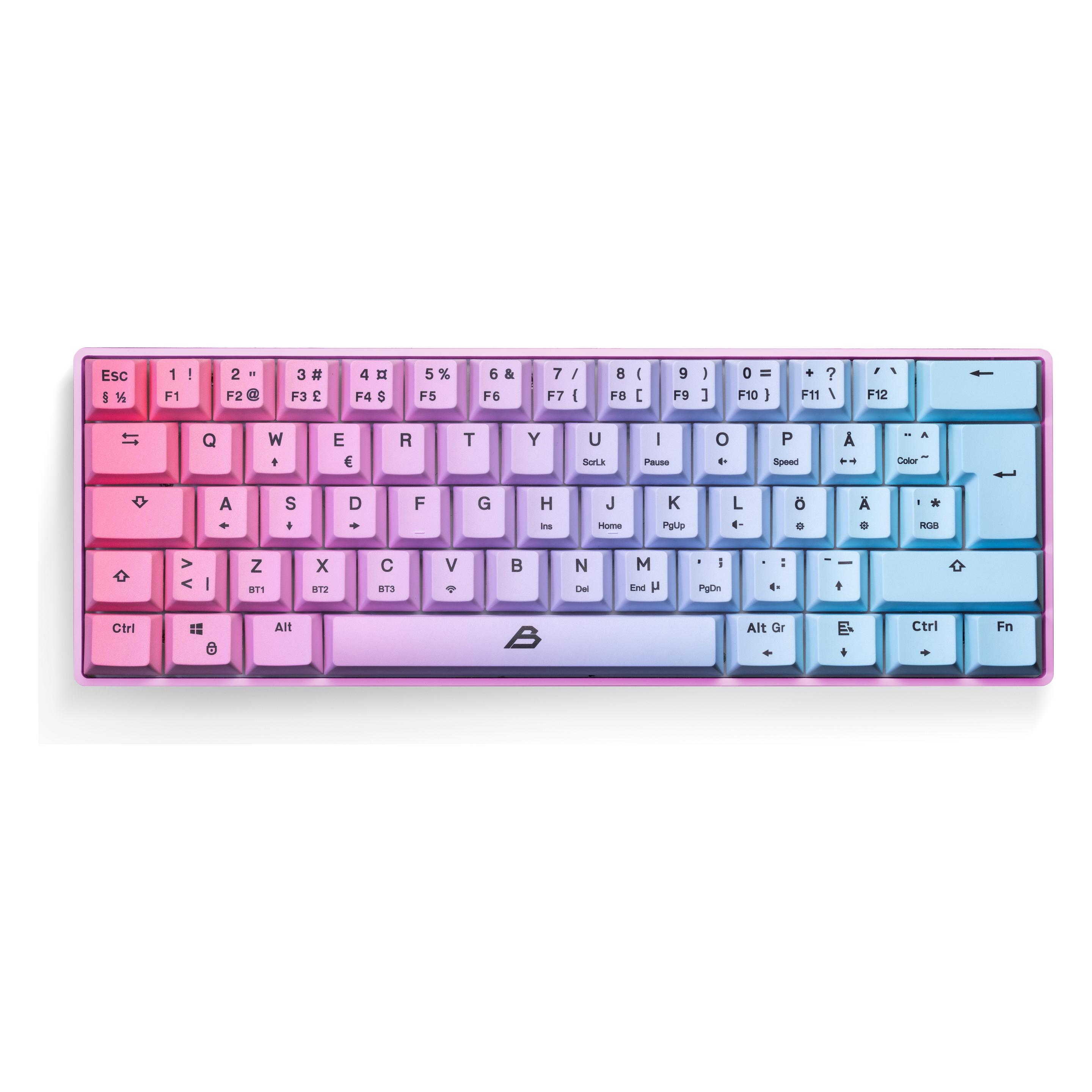 Blackstorm Mech 3 RGB-Gaming-Tastatur, Multicolor (Skandinavisch, Kabelgebunden, Kabellos) (BGAM-KB-M3-CLR)