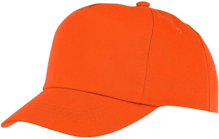 Casquette enfant personnalisable 5 panneaux 175 g/m² Feniks orange