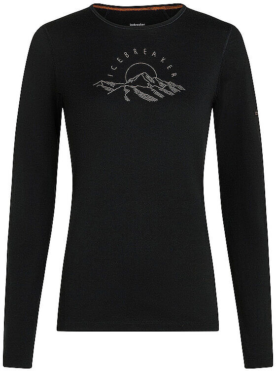 ICEBREAKER Damen Funktionsshirt Oasis  200 Sunrise Summit schwarz   L W