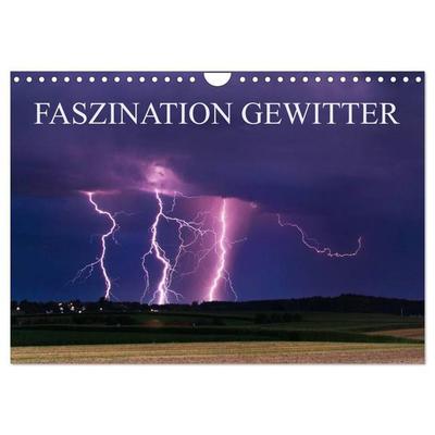 Faszination Gewitter (Wandkalender 2027 DIN A4 quer), CALVENDO Monatskalender