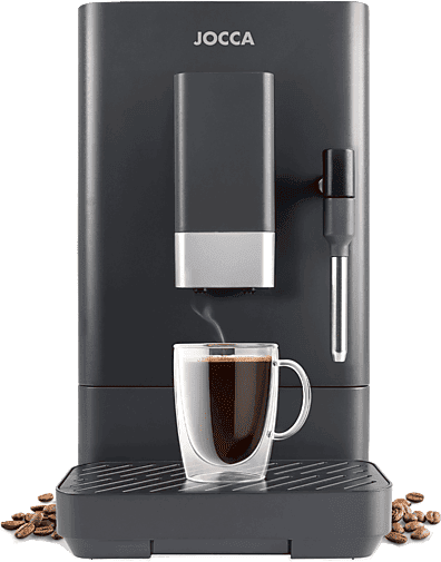 Cafetera superautomática - Jocca 2787, 20 bar, 1350 W, 2 Tazas, Negro