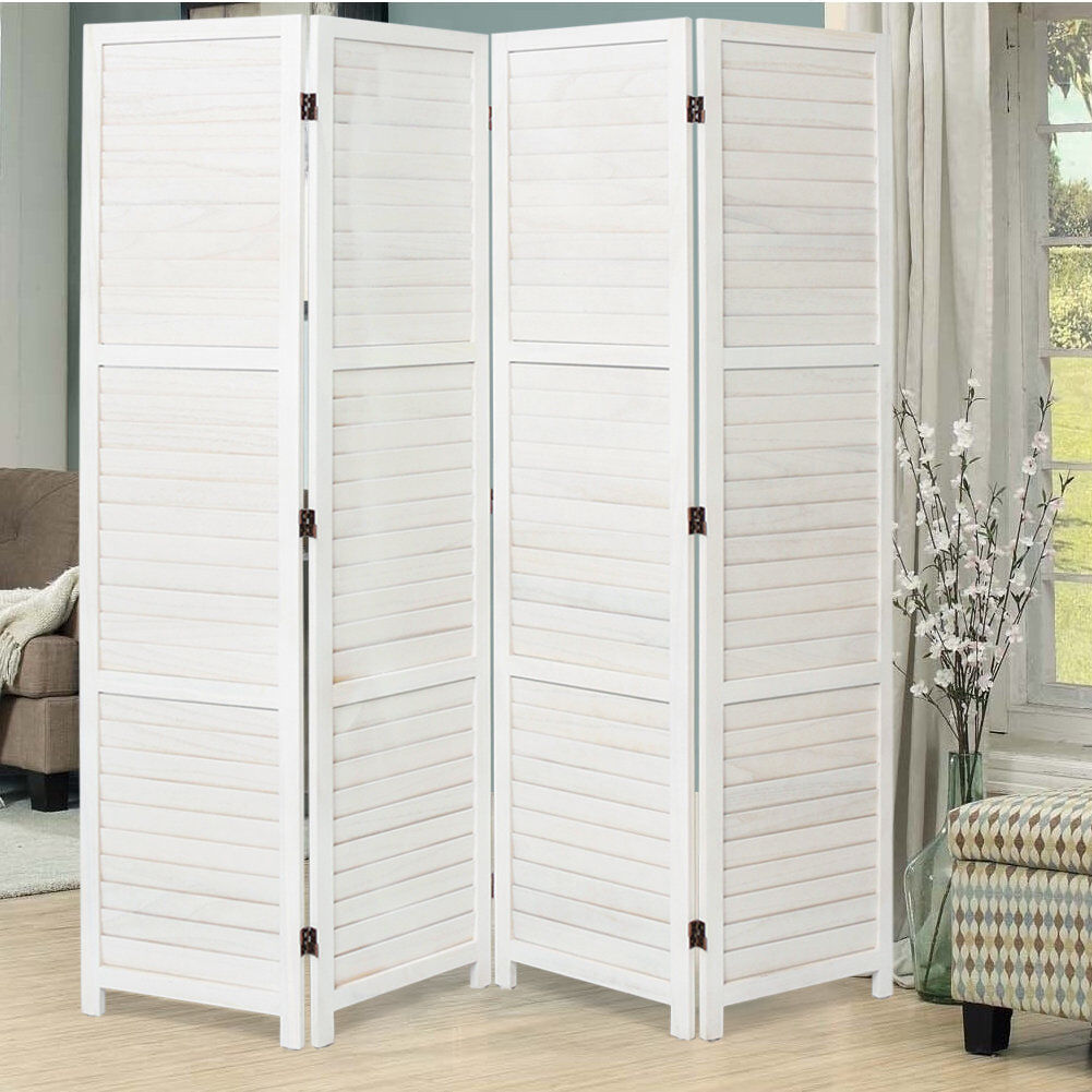 Langley Street Aarav 170cm H Folding Room Divider White 170 cm H x 160 cm L x 5 cm D