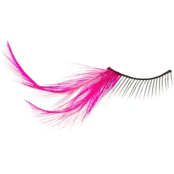 Wimpern "Federn", pink