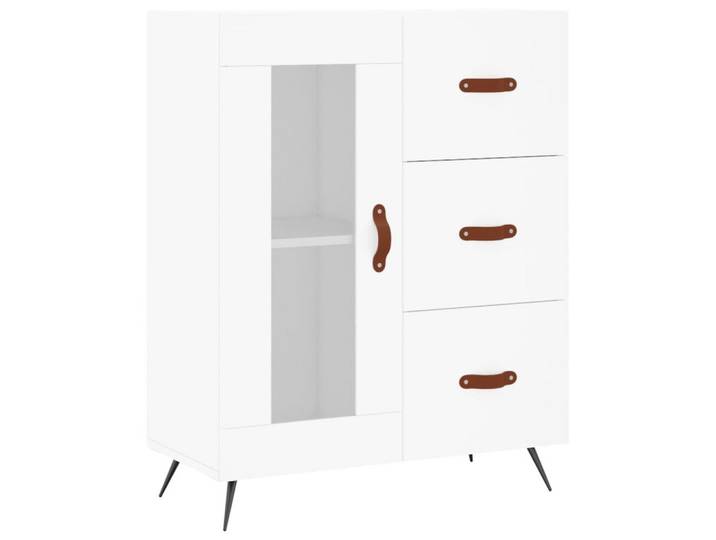 vidaXL Sideboard, Kommode Weiß 69,5x34x90 cm Holzwerkstoff