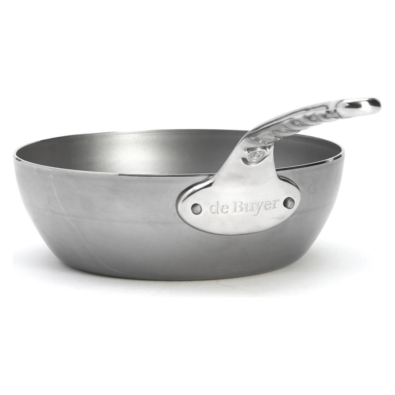 de Buyer Mineral B Pro (Bräter + Schmortopf, Bratpfanne, Eisen, 28 x 16 cm) (5684.28)