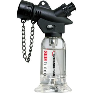 Rothenberger-Industrial Lötlampe 35130, Pocket Torch Piezo, bis 450°C, für Feuerzeuggas, wiederbefüllbar, mit Piezozündung