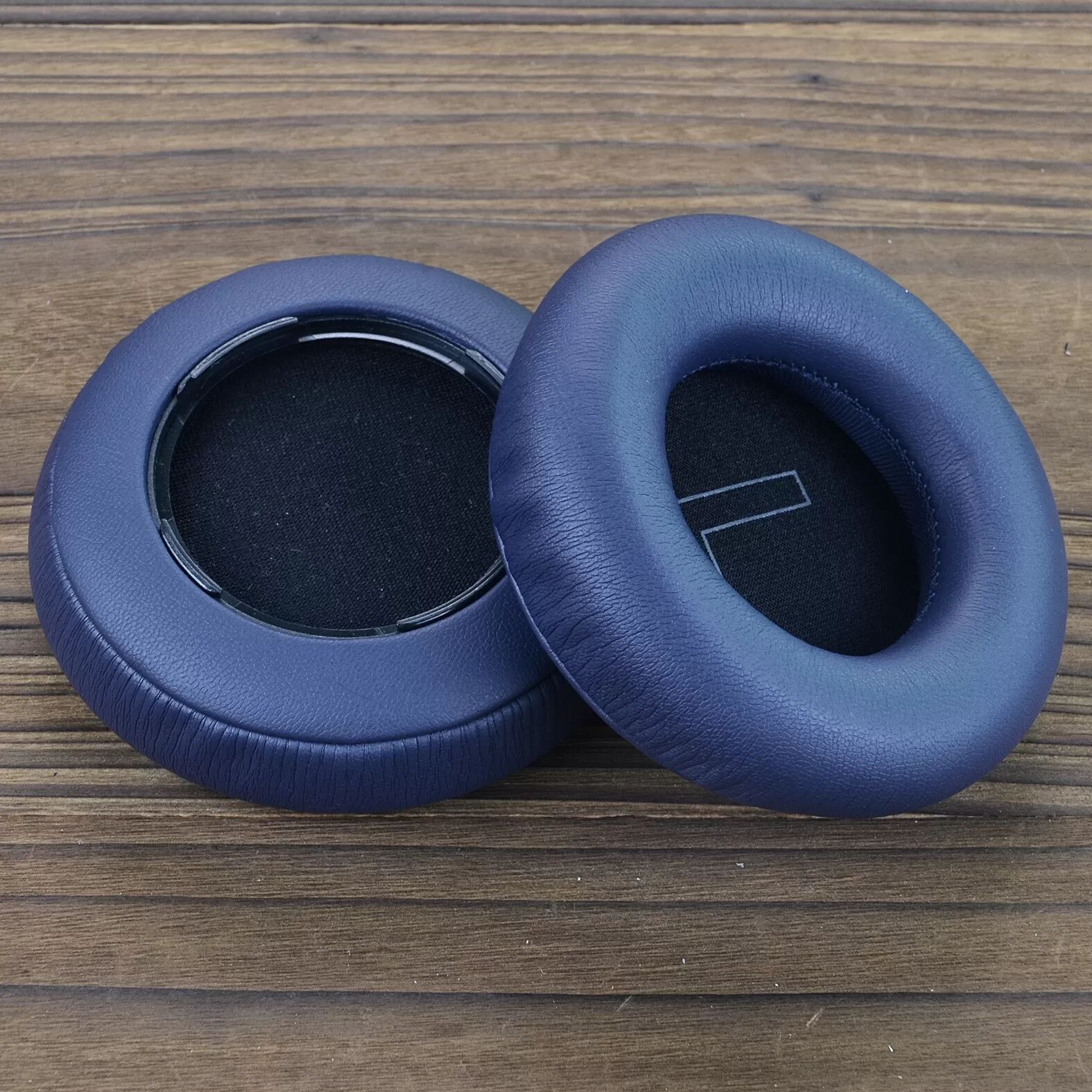 INF Schwarze Proteinleder-Ohrpolster für B&O; Beoplay H9 3. Gen
