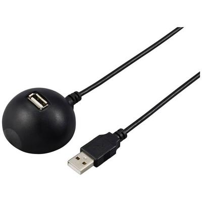Renkforce USB-Kabel USB 2.0 USB-A Stecker, USB-A Buchse 1.50 m Schwarz Docking-Station RF-5720418