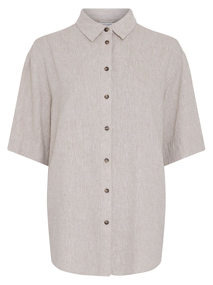 MOSS COPENHAGEN Hemd "Viana" in Sand - M/L