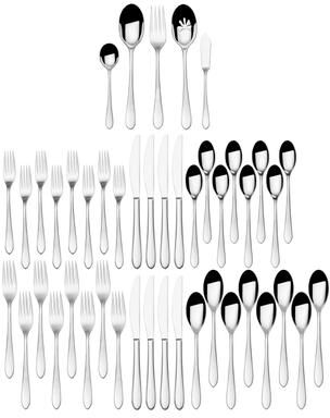 Fitz and Floyd 18.10 Nevaeh Coupe 45-Piece Flatware Set
