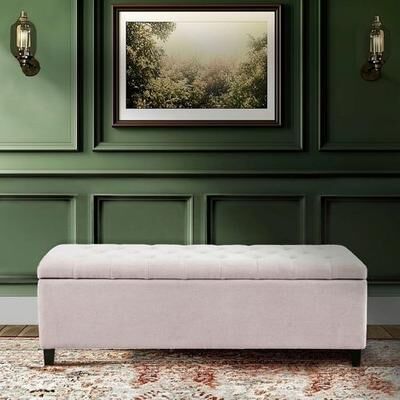 Jla Home/Furniture & Decor Leona Storage Bench , Linen