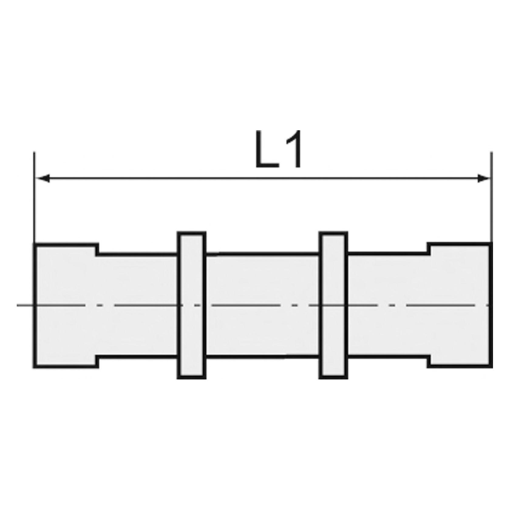 Riegler Schottverschraubung, M10x1,0, für Schlauch 6/4, SW 14, ES 1.4571 (12.0530 ES)