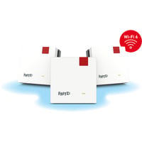 Mesh Set 1600 3-pack, Repeater weiß/grau, 3x WLAN Repeater 1200 AX