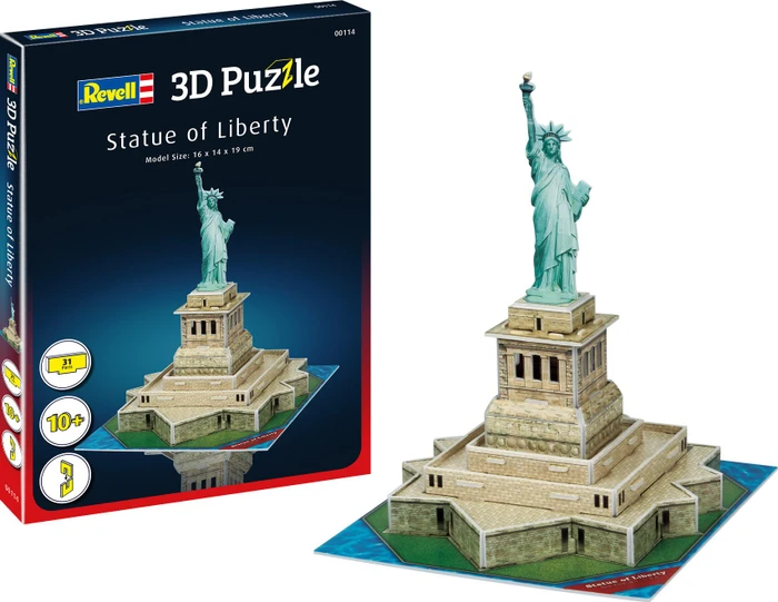 Revell Freiheitsstatue_ 3D-Puzzle, 31 Teile