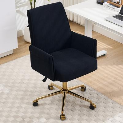 Ergonomic Mid-Back Office Chair, Liftable for Comfortable Support