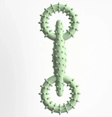 Uplifted Finds Dog Pull Ring Puppy Chewing Toy Indestructible Interactive Pet Chew Toy For Boredom Relief green