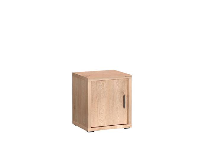 Masseno Nachttisch BRESSO Nachtschrank Beistelltisch für Schlafzimmer 47,5 x 52,5 x 40,5 cm Eichefarben