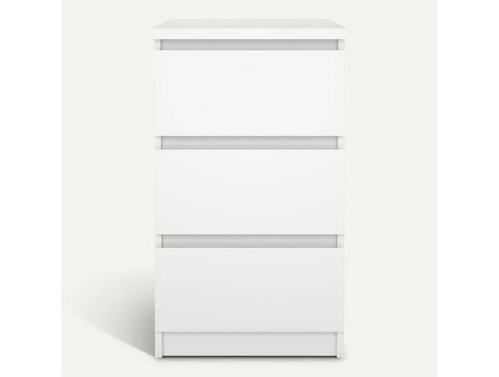 Demi commode 3 tiroirs BEST blanc mat