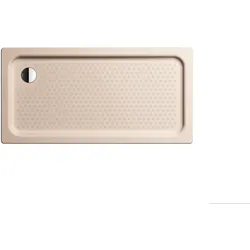 Kaldewei Duschplan mit Wannenträger, Serie Duschplan, Modell 423-2, Farbe Bahamabeige, Maße 700 x 1400 mm, Tiefe 65 mm, Vollantislip-Oberfläche