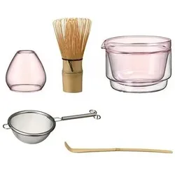 Hario Zestaw do matchy Matcha Tea Gift Set - Różowy, Tee Zubehör, Pink