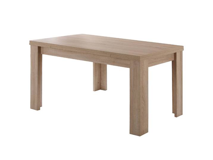 Table Dracy II 120cm Imitation chêne brut de sciage